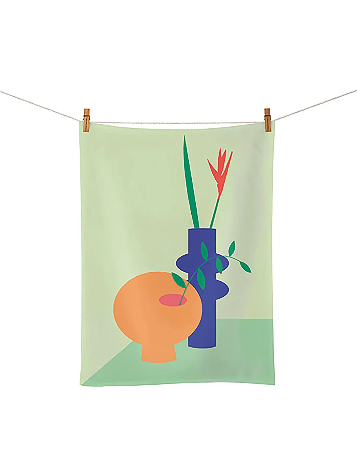 CHIC.MIC | Geschirrtuch 50x70cm Tropical Escape | hellgrün